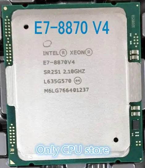E7-8870 v4 Intel Xeon E7-8870V4 Процессор 20-ядер 2,10 ГГц 50 Мб 14nm E7 8870v4 процессор