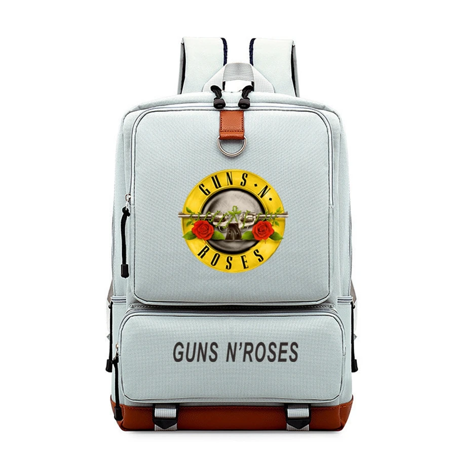 Guns N Roses рюкзак для подростков мужчин Wo s школьная сумка дорожная плечо Backbag