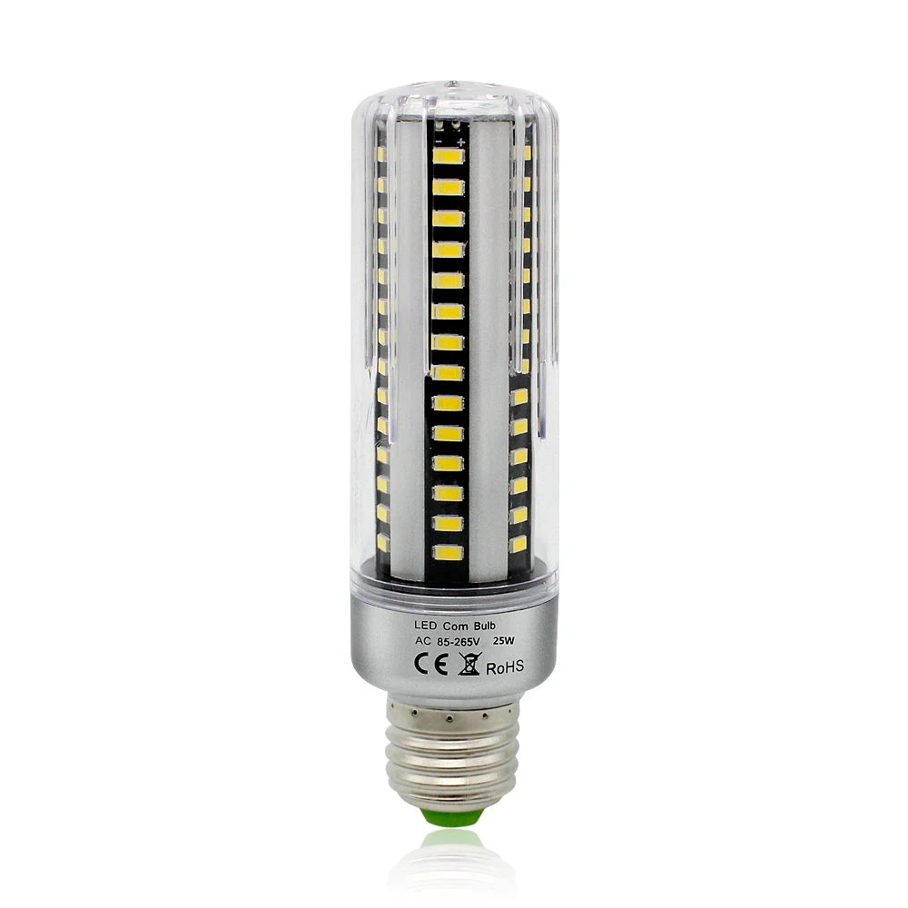 AC 220V 110V 5736SMD кукурузный светильник без мерцания CRI 85-90 25W 90 светодиодный s E27 светодиодный алюминиевый радиатор