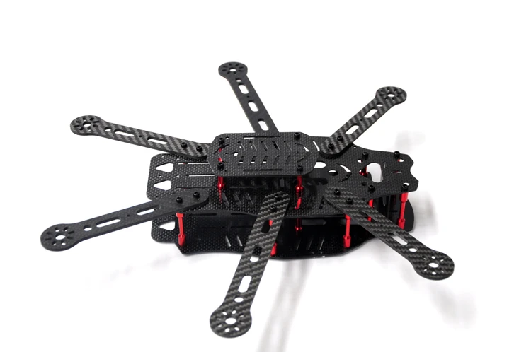 Рамка для мини квадрокоптера 290 из чистого углеродного волокна 350 гексакоптер