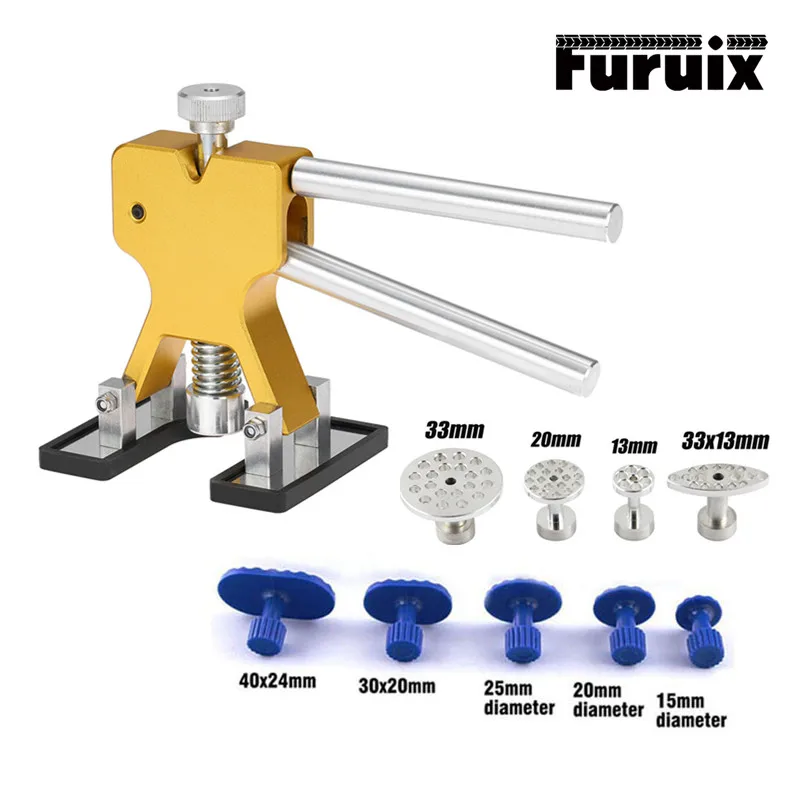 Инструменты FURUIX, инструменты для удаления вмятин на кузове автомобиля, инструмент для ремонта вмятин без покраски, набор для удаления вмяти...