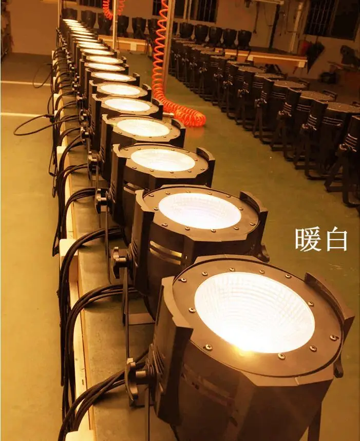 Чехол для полета + 10 шт. Новый 100 Вт COB LED Par свет холодный белый и теплый DJ DMX Led Луч