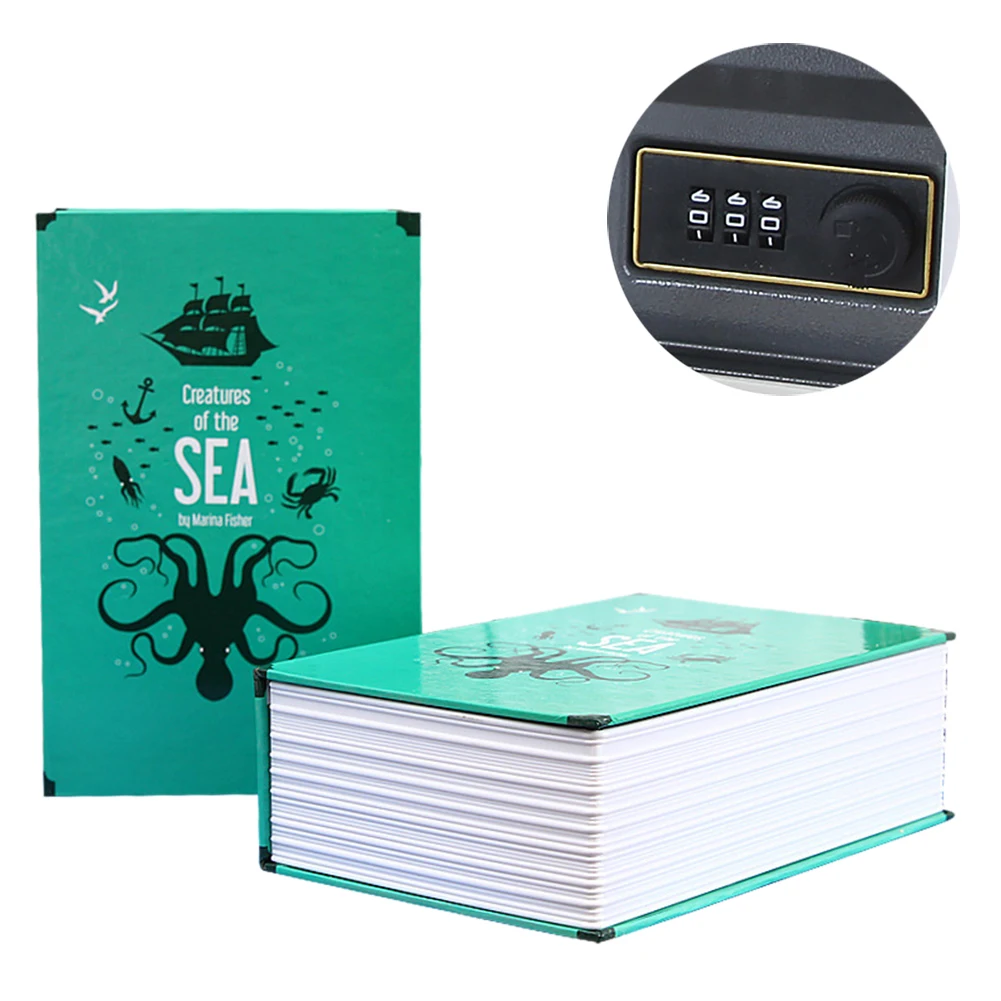 Коробка с паролем, безопасная книга для моделирования, мини-книга с кодом паролей для дома, безопасная книга с кодом, коробка для хранения, книга с паролем, коробка для домашнего декора