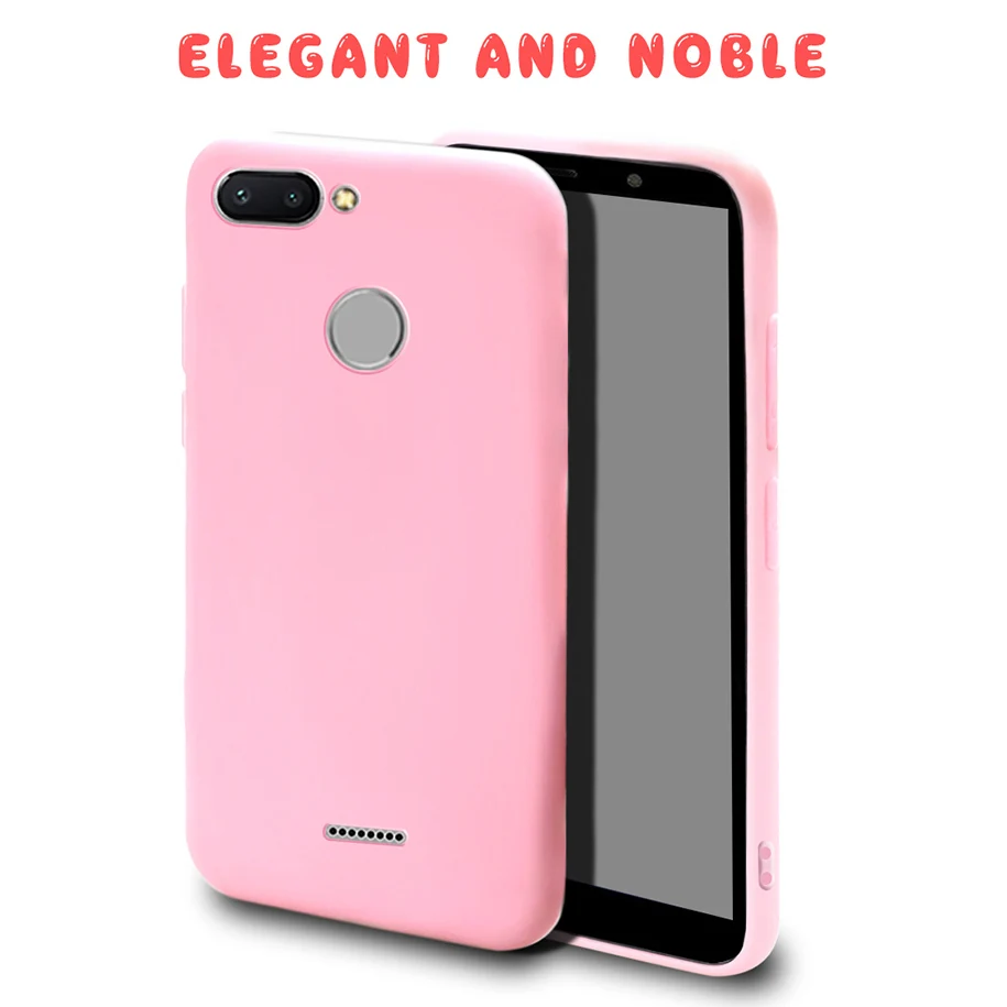 Чехол для Xiaomi Redmi 6 чехол 6A Мягкий ТПУ силиконовый матовый A A6 Redmi6 Pro чехлы
