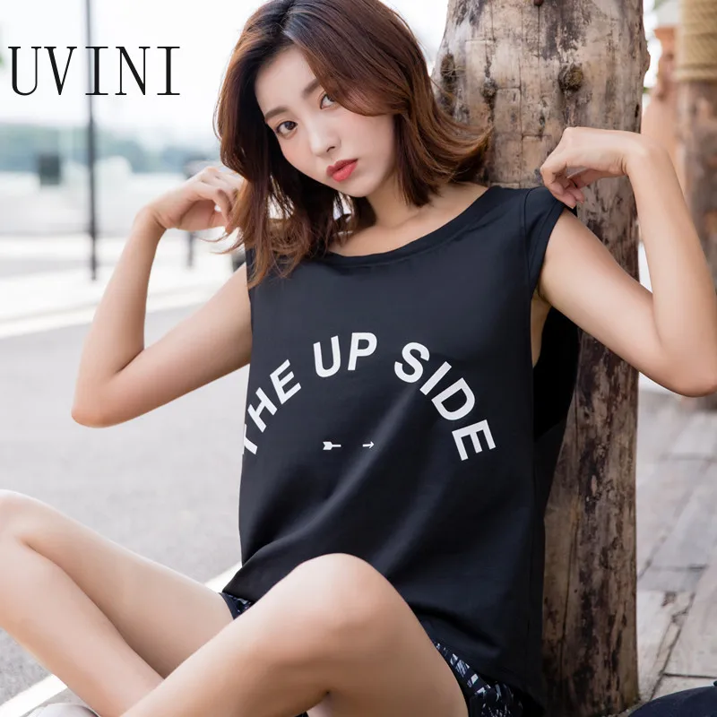 Женская рубашка для йоги без рукавов майка тренировок и активного отдыха женская