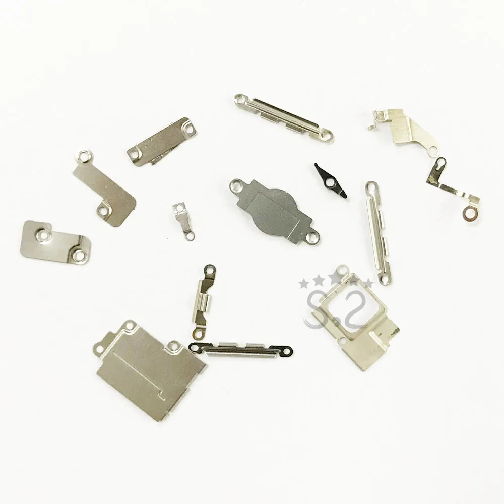for iPhone 5 Внутренние аксессуары для iPhone 5, 5S, 6, 6 plus, 7, 7 plus, 8, 8 plus, оригинальные маленькие металлические детали, держатель, кронштейн, защитная пластина, комплект - Цвет: for iPhone 5