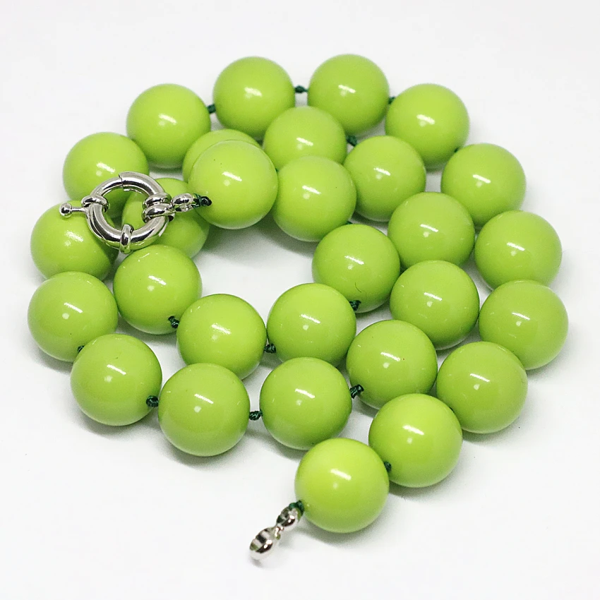 Горячие высокого качества зеленый выпечки краски Стеклянные круглые бусины 8 10 12
