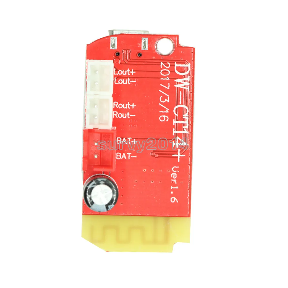 Микро-usb DC 3,7 в 5 в 3 Вт цифровой аудио усилитель доска двойная пластина DIY Bluetooth динамик модификация звука музыкальный модуль