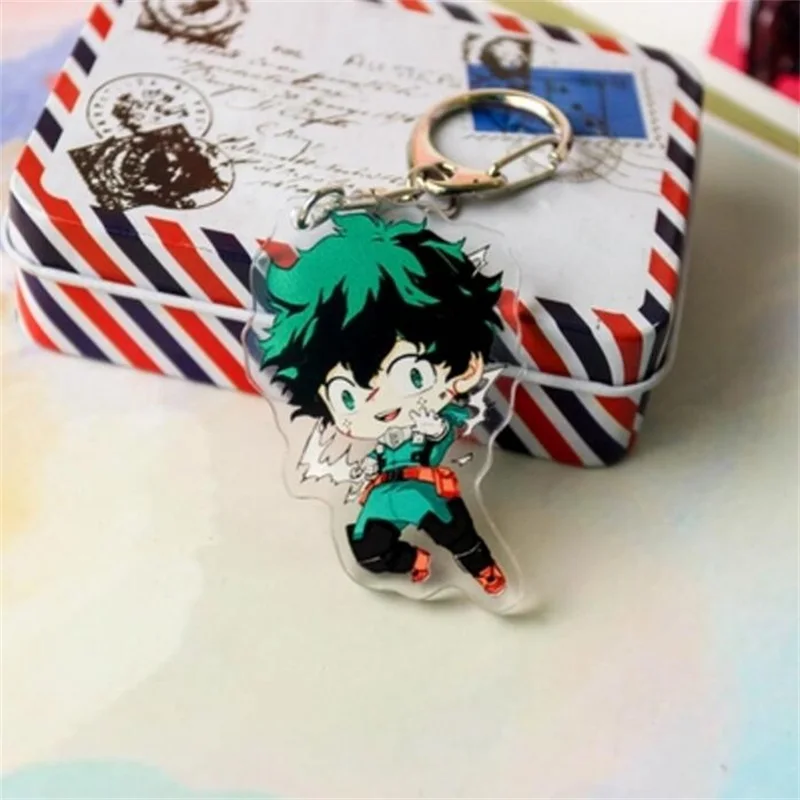 

Anime My Hero Academia Boku no hero Academia Keychain Acrylic Keyring Key chain Pendants