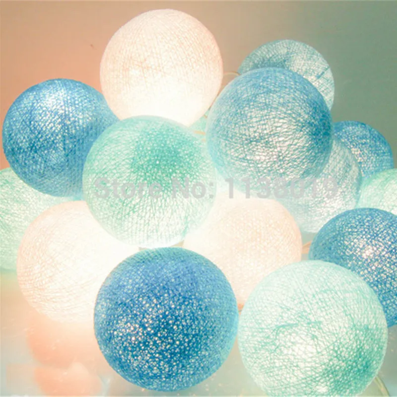 20 шт./компл. ватным тампоном ручная работа светло голубой цвет тон синий + белый