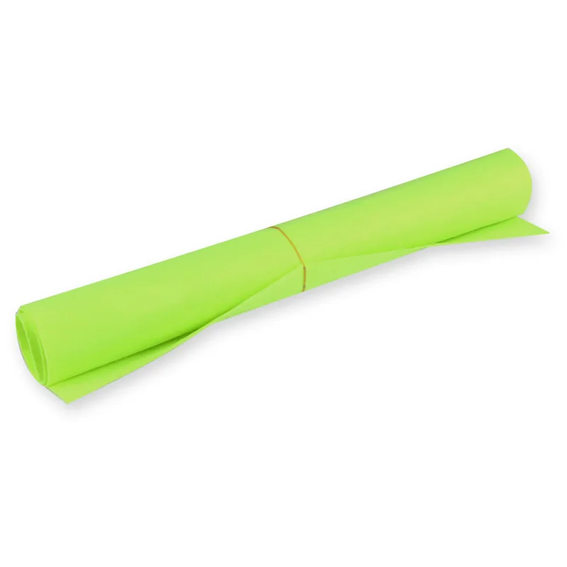 Fluorescent Green 50x40 см большой 1 шт. Нетканая фетровая Полиэстеровая ткань, войлочная ткань, принадлежности для детского сада для шитья кукол, аксессуары для рукоделия - Цвет: Fluorescent Green