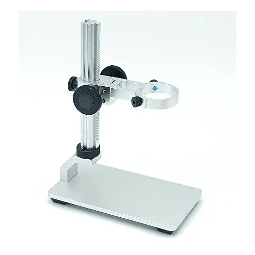 Metal bracket G600 цифровой портативный 1-600X 3.6MP микроскоп непрерывная Лупа с 4,3 дюймов HD ЖК-дисплей для ремонта материнской платы PCB 1080P - Цвет: Metal bracket