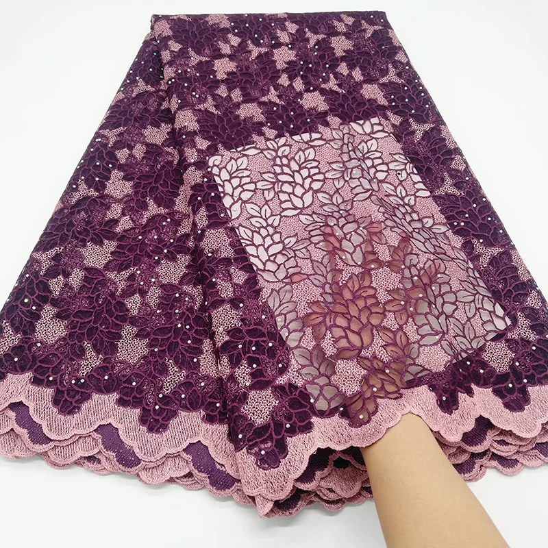 Золотая африканская кружевная ткань высокое качество золотая нить нигерийское