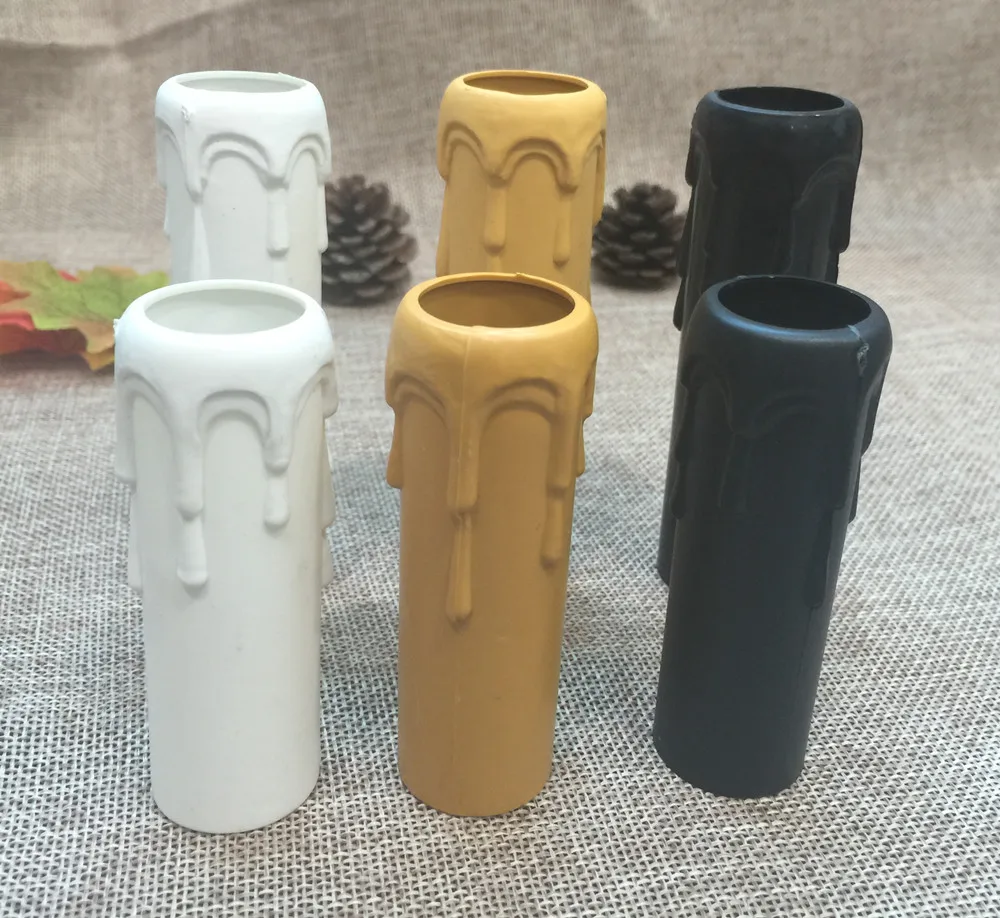 Бесплатная доставка Новинка 3 2 &quotБелая пластиковая канделябра люстра Свеча