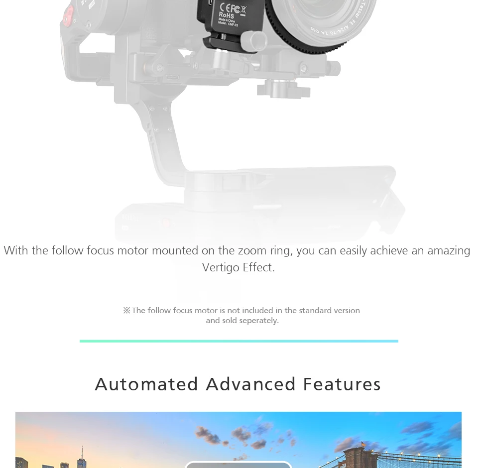 Zhiyun WEEBILL лаборатории, WEEBILL S 3-осевой стабилизатор для sony Panasonic GH5s беззеркальных Камера портативный монопод с шарнирным замком с фокусом Управление