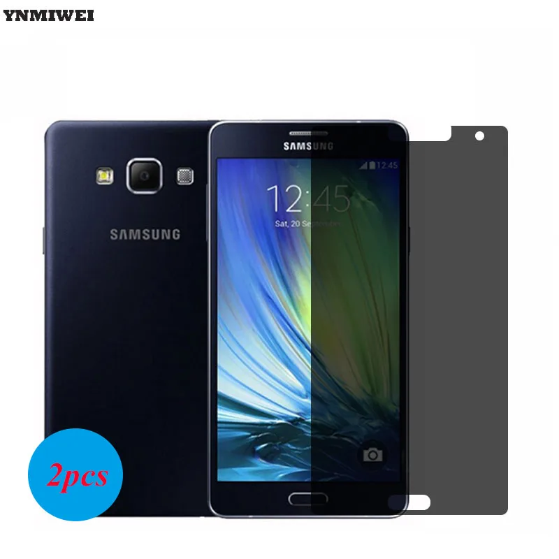 YNMIWEI 2 шт. 0 33 мм Анти шпион надежное закаленное стекло для Samsung Galaxy A7 A3 Экран