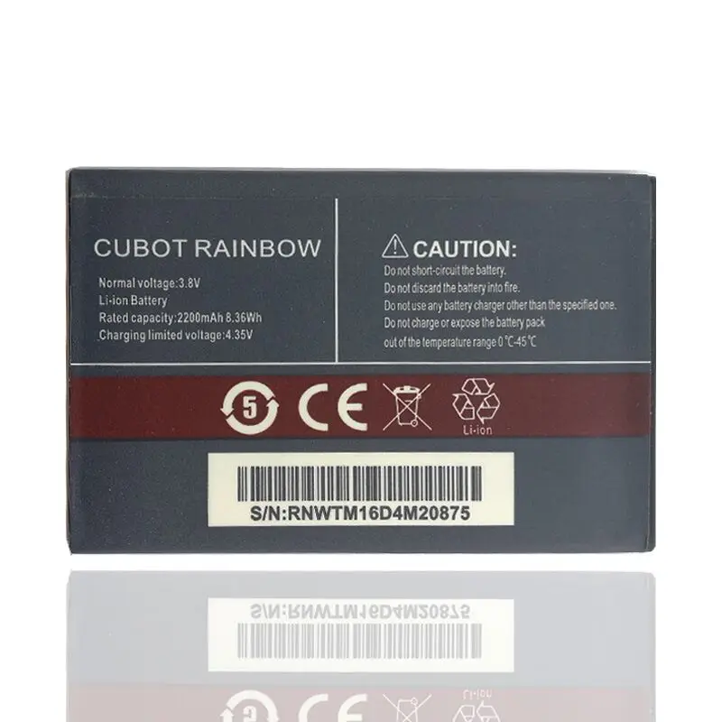 Батарея lehehe для Cubot Rainbow 2200 мАч высокое качество батарея Замена подарки |