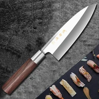 xlz high quality stainless steel professional willow edged chef knife salmon bone head knives sharp kill raw fish fillet knife