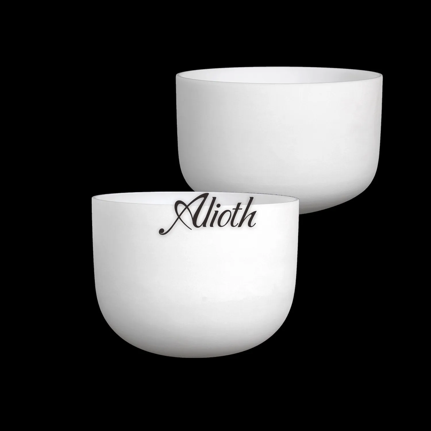 Чаша Поющая с белым кристаллом для балансировки чакр/йоги/медитации/звуковой