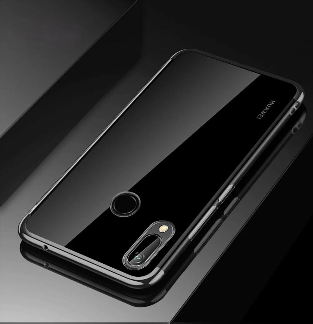 Силиконовый чехол для huawei Honor 8a Pro, чехол-бампер, противоударный, прозрачный, TPU, тонкий чехол для huawei Y6 Y 6 Pro Prime, чехол
