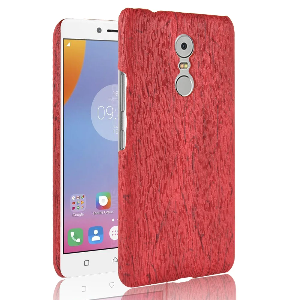Новый чехол subin для Lenovo K6 Note 5 дюйма из искусственной кожи под дерево мобильного
