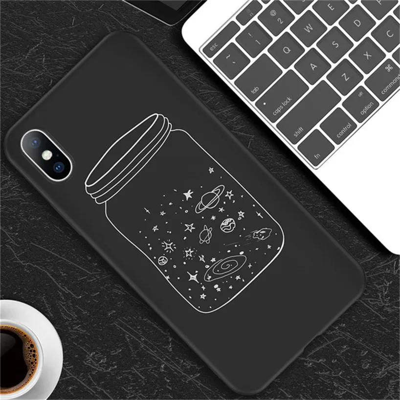 AC0460 Матовый Мягкий силиконовый чехол USLION для iPhone 11 XS Max XR X, чехол для телефона с сердечком для iPhone 7, 8, 6, 6 s Plus, 5 S, SE - Цвет: AC0460