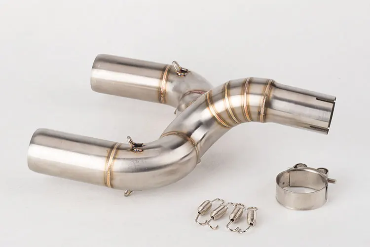 Мотоцикл выхлопная труба для Benelli 600 BN600 BJ600 TNT600 Модифицированная мотоциклетная Соединительная труба среднего соединения без выхлопной трубы - Цвет: BN600 BJ600 TNT600