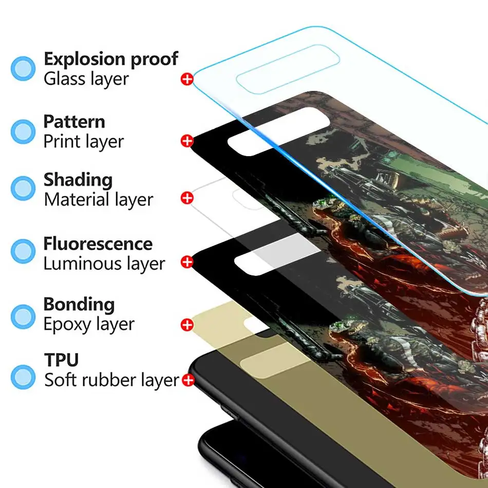 Чудо-яд, супергерой, чехол из закаленного стекла для samsung Galaxy S10 S10e S9 S8 S10 Plus Note 9 A50 A30, чехол для телефона