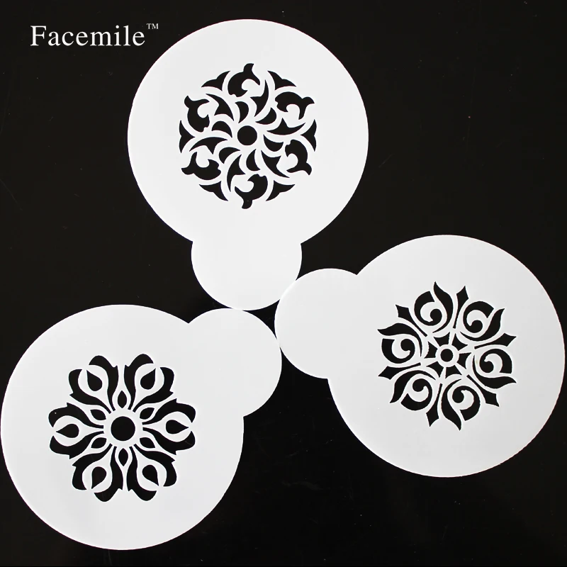 3 шт. Новое поступление трафареты для капучино кофе бариста шоколада печенья