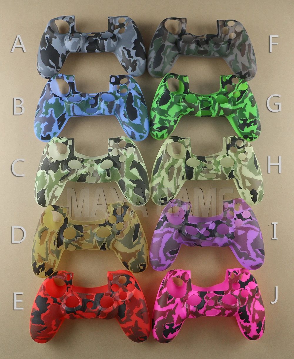 Высококачественный силиконовый Камуфляжный защитный чехол OCGAME 10 шт./лот для Sony