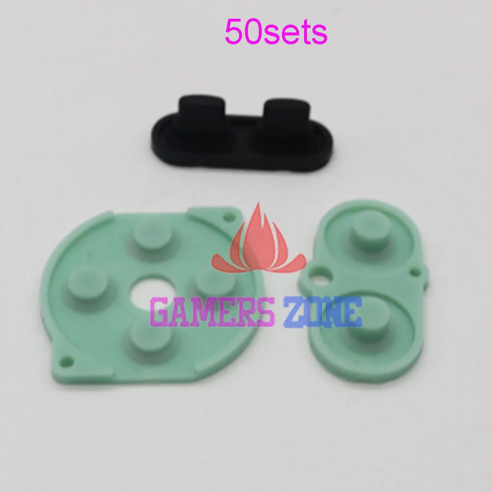 50 наборов набор проводящих резиновых прокладок для Nintendo Game Boy Color GBC Button D-Pad A B Start |