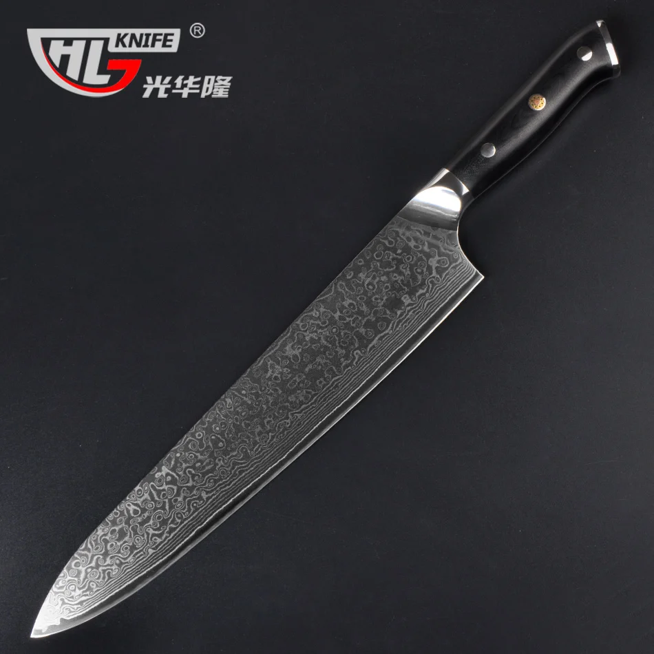 GHL 10 5 дюймов VG10 японские Дамасские стальные ножи нож шеф повара кухонный для