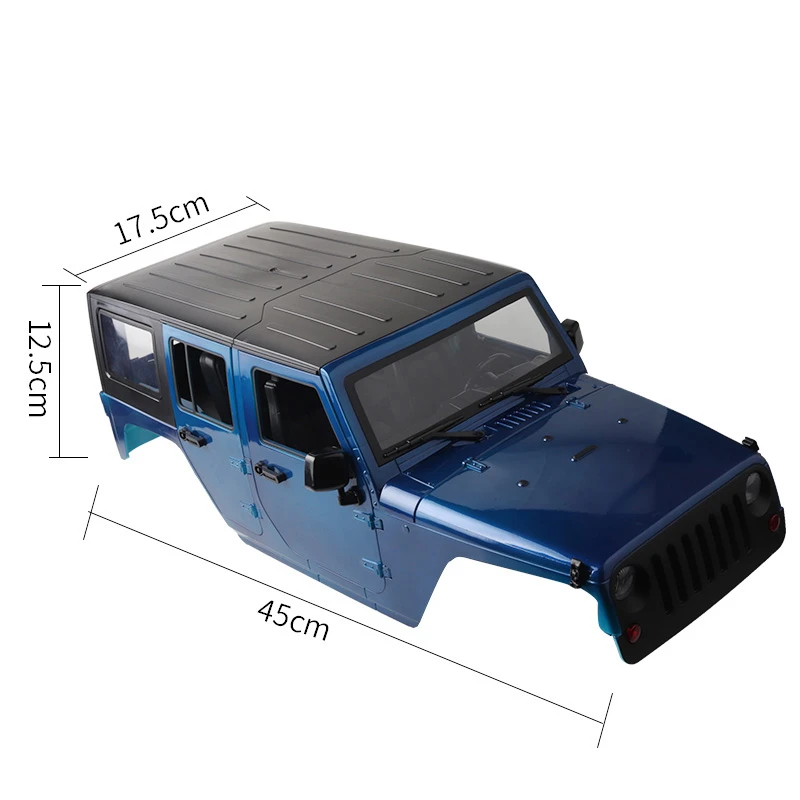 Пластиковый корпус автомобиля 313 мм Колесная база для 1/10 RC автомобиля Scx10 RC4WD D90 D110 моделирование скалолазания автомобиля Вранглер общего назначения