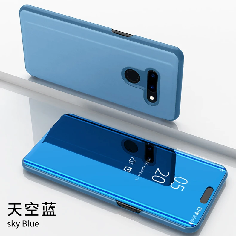 Чехол G8 для LG V30 Plus, откидной роскошный зеркальный чехол для смартфона, чехол для LG V40 ThinQ, изготовлен из высококачественного поликарбоната+ чехол из искусственной кожи