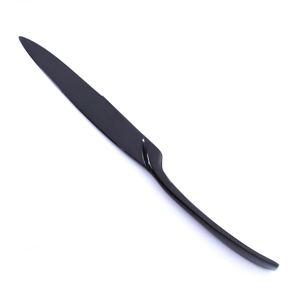 4 Pcs/Set 304 European Black Stainless Steel Dinnerware Luxury Matte Fork Knife designer Cutlery sets Dinner outdoor flatware Tableware детская посуда ланч бокс ножи столовые приборы ложка набор посуды spoon