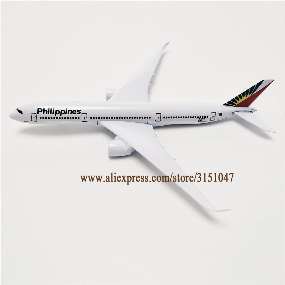 NEW Alloy Metal Air Philippines Airlines A350 Airplane Model Airbus 350 Airways Plane Aircraft Kids Gifts 16cm | Дом и сад