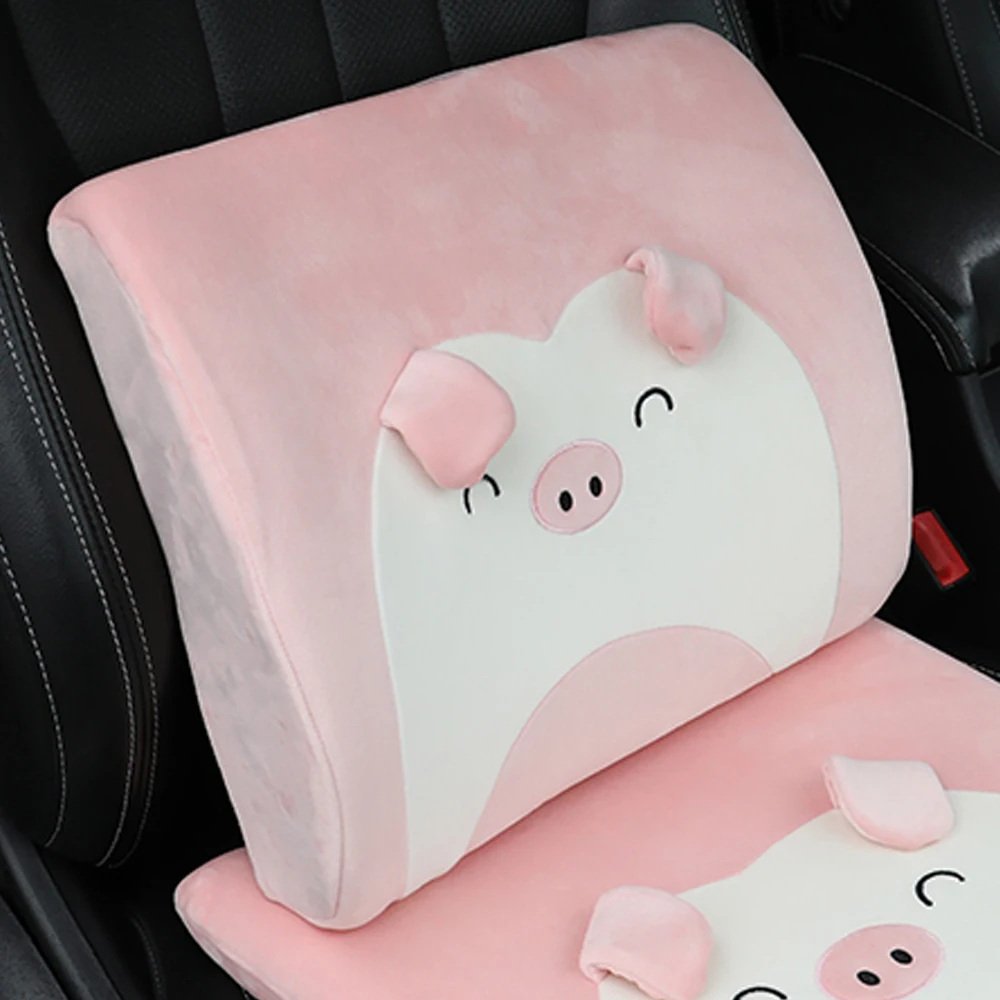 Pink Cushion Детская мультяшная дорожная u-образная Подушка, переносная Подушка с эффектом памяти, подушка для дома, офиса, поезда, самолета, спящего массажа, подушки для шеи - Цвет: Pink Cushion