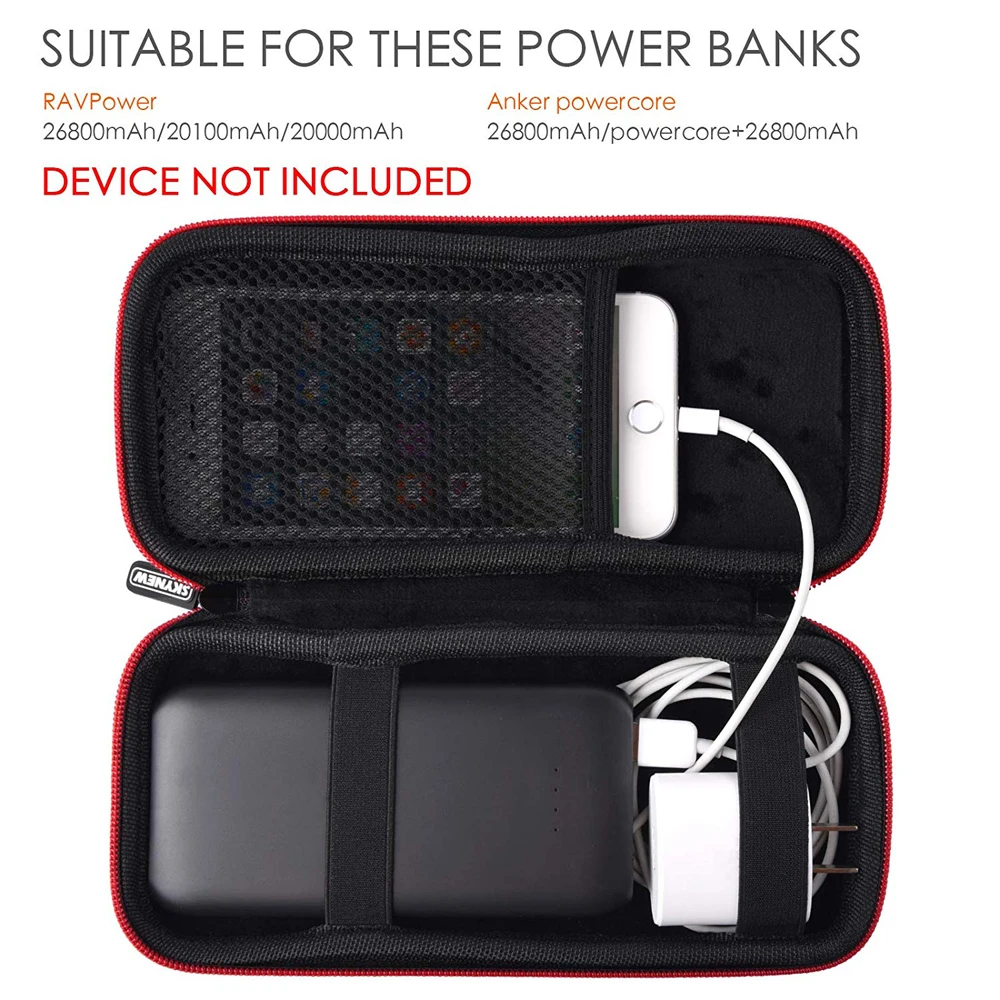 Мощность банк жесткий Дорожный Чехол Совместимость Anker Core 20100/Мощность ll 20000 мА/ч