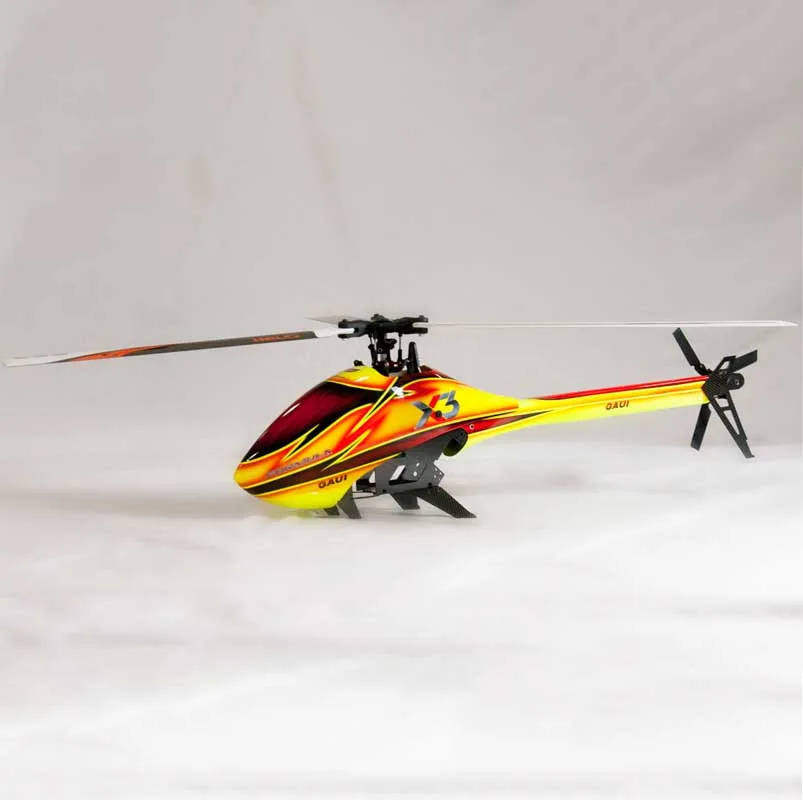 Оригинальные GAUI X3L базовые комплекты три пропеллера Blade6CH 3D Летающий вертолет комплект