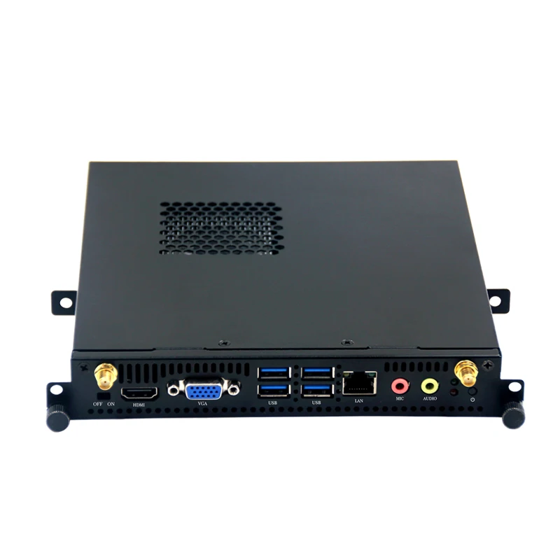 Новейшая система barebone Мини ПК процессор intel i5 ops linux pc 12v