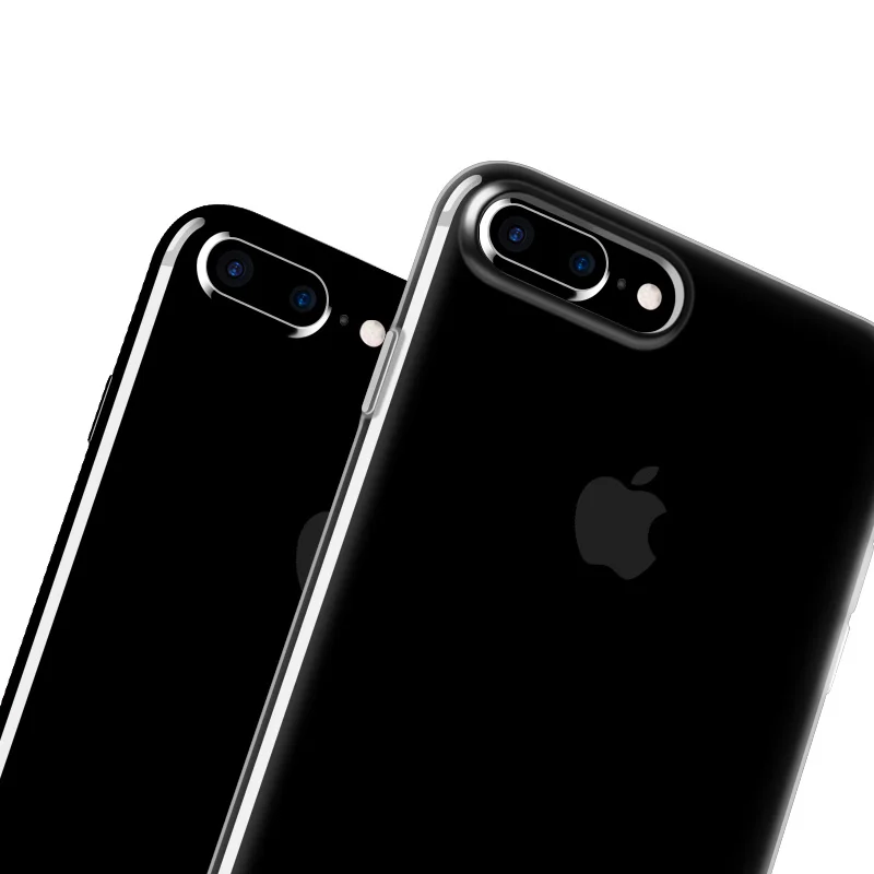 Чехол для iPhone 7 6 6s 8 X Plus XS прозрачный силиконовый чехол из ТПУ Прозрачная мягкая