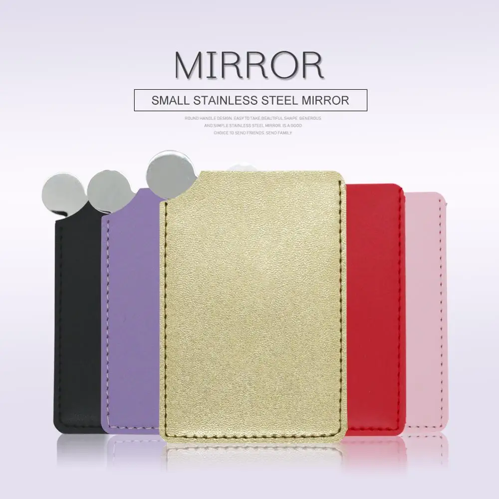 Портативное зеркало из нержавеющей стали с защитой от падения не ломается