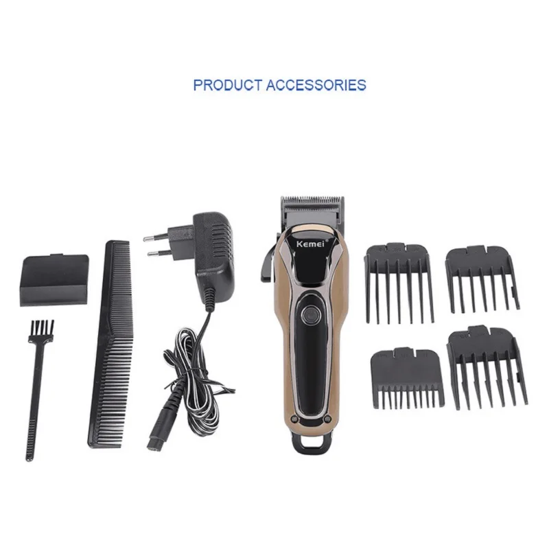 Kemei KM 1990 машинка для стрижки волос перезаряжаемая машина мужчин электрический