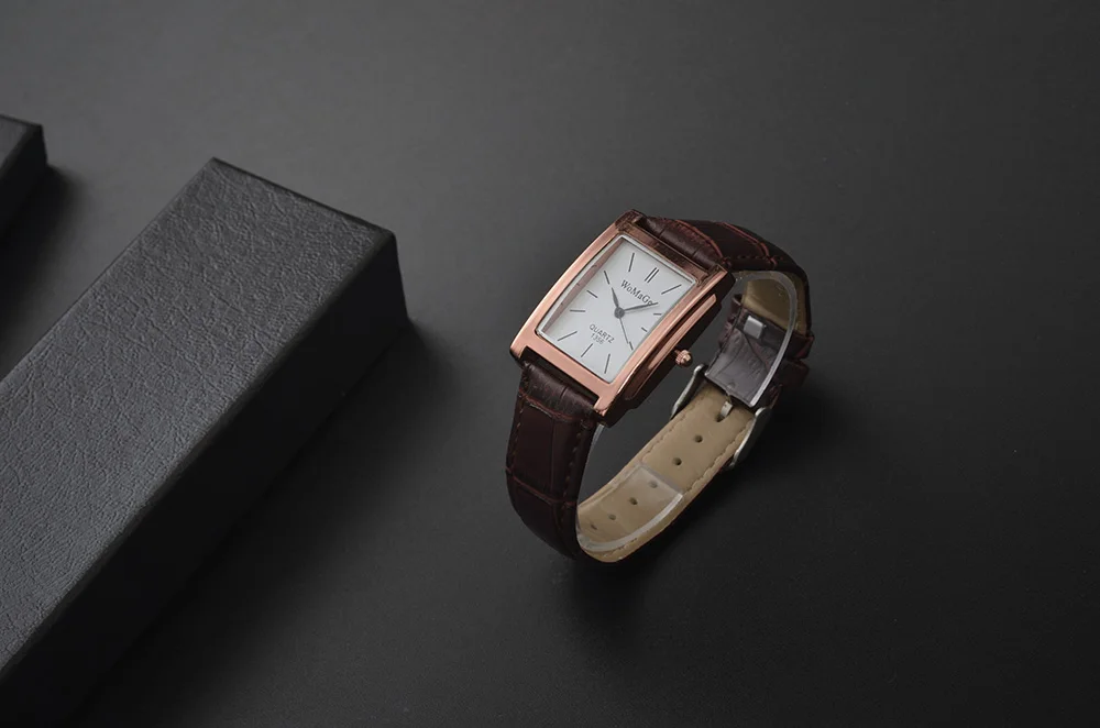 Женские роскошные часы от ведущего бренда reloj mujer из розового золота, женские часы с кожаным ремешком, наручные часы, женские часы