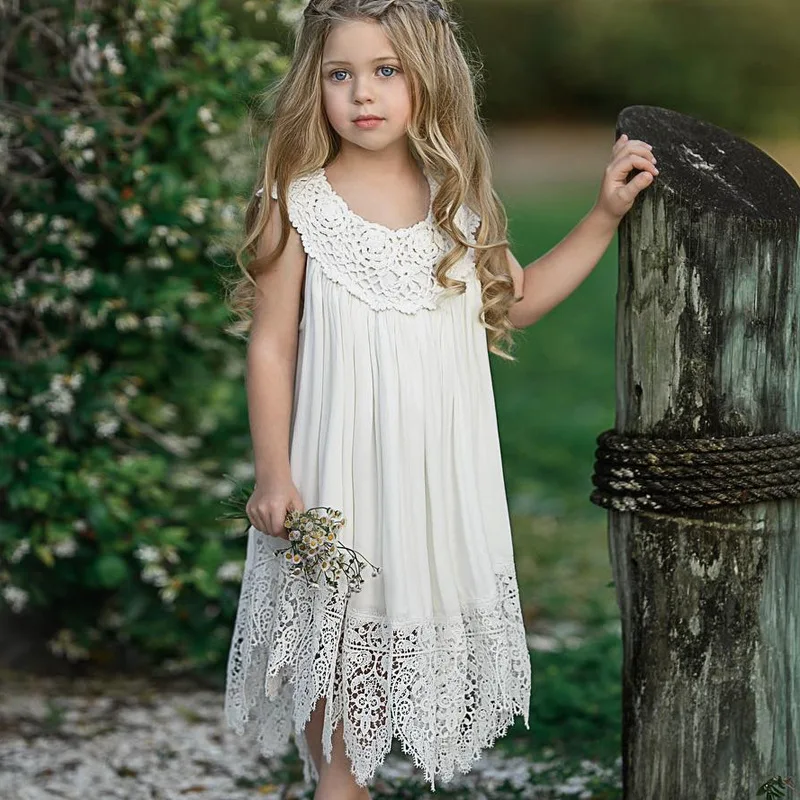 2019 kids dress for girl / White princess with tassel | Детская одежда и обувь