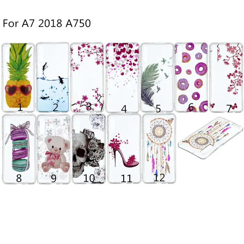 Ультратонкий Мягкий ТПУ чехол на заднюю панель телефона для Samsung J4 J6 Plus Prime A9 A7 2018