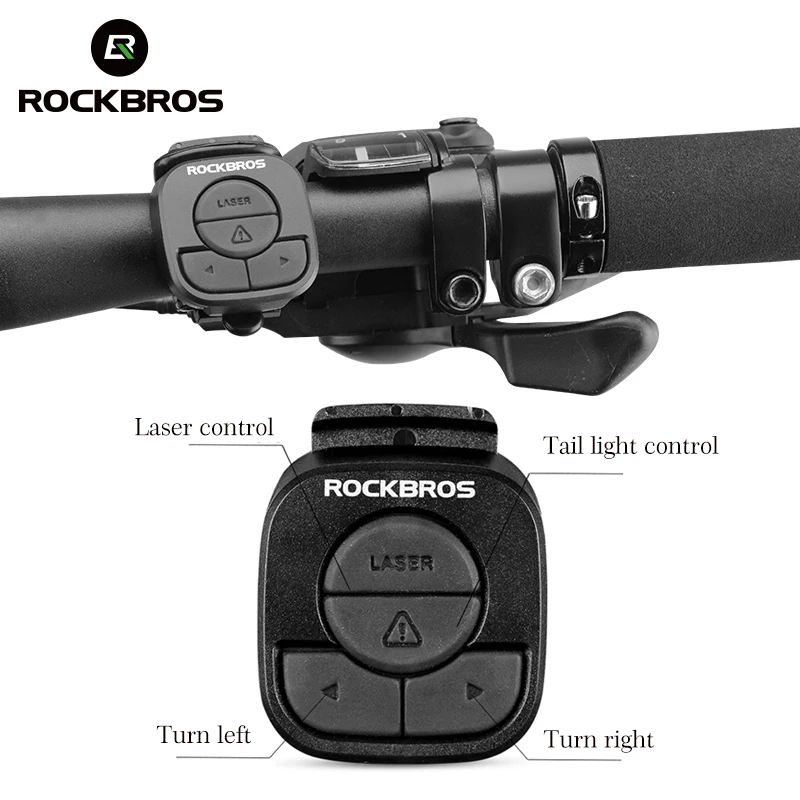 ROCKBROS велосипедные фары Водонепроницаемый безопасный Предупреждение беспроводной пульт дистанционного управления Подседельный штырь задний фонарь mtb велосипед usb зарядка огни