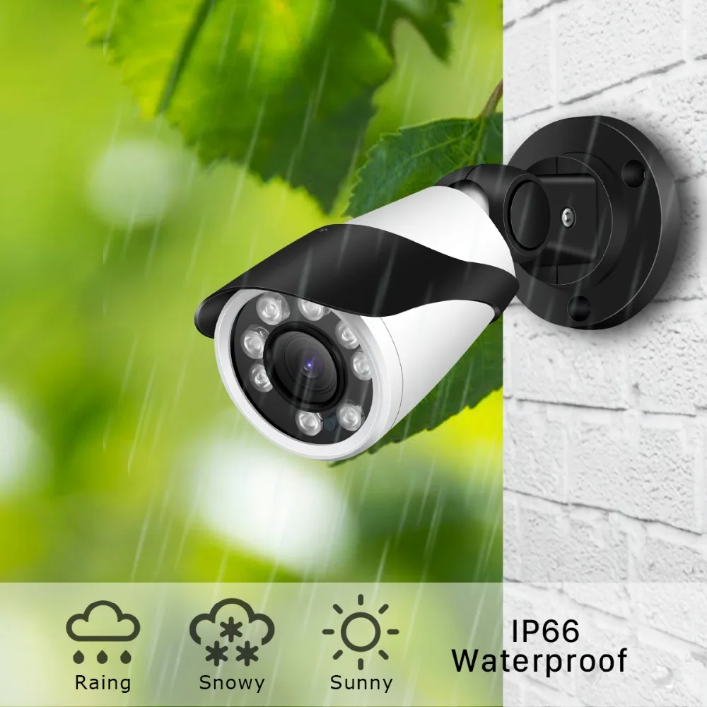 IP камера ANBIUX Super HD 5MP 4X с ручным зумом/фокусом уличная Водонепроницаемая