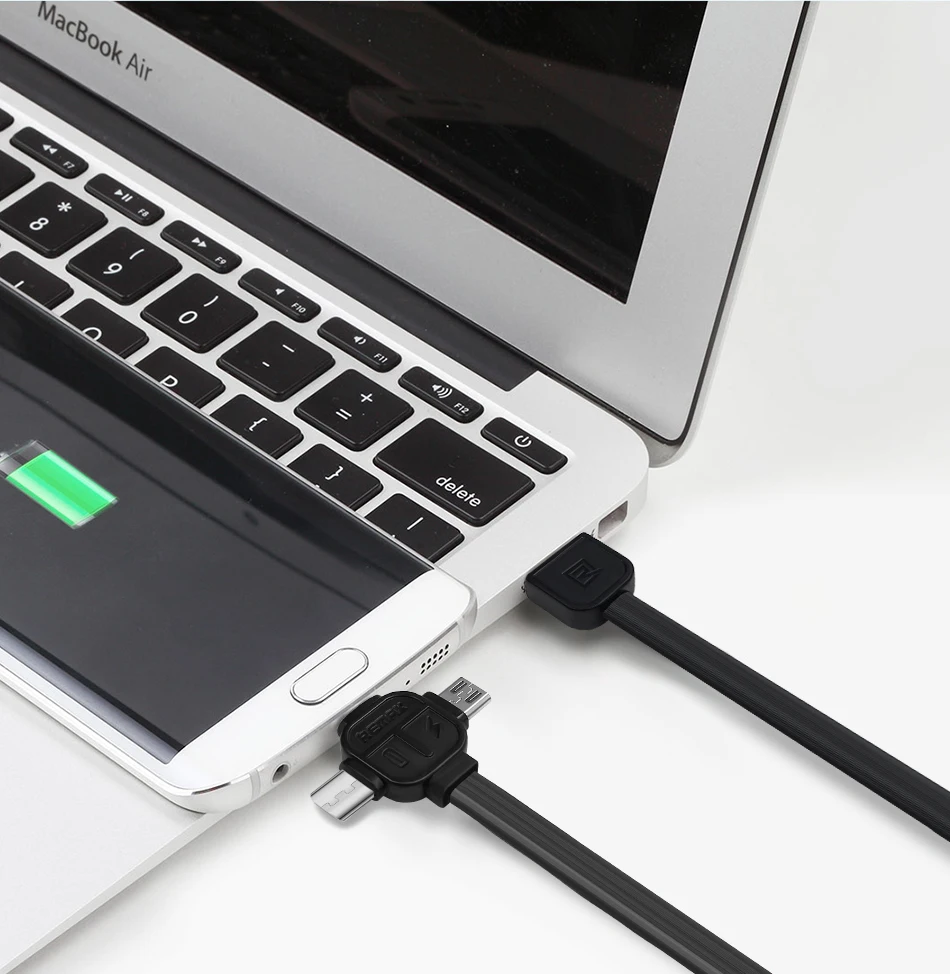 USB кабель Remax 3 в 1 для быстрой зарядки Huawei mate 20 p20 p30 pro Samsung Galaxy S10 S9 S8 S7 S6 Plus Note 7 iPhone X 8