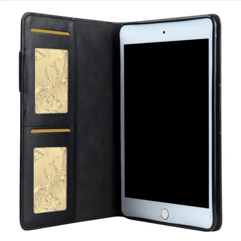 Уникальная визитная карточка кожаный чехол для IPad Mini 1 2 3 общий твердый Роскошный